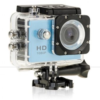Camera hành động Waterproof Sports Cam Full HD 1080P (Xanh)  