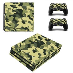 Giá Camouflage Series Vinyl Game Protective Skin Sticker For Playstation 4 Pro Decal Cover Sticker For PS4 Pro Console +2 Controller ZY-PS4P-0013 – intl   Channy