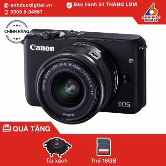 Canon EOS M10 lens kit 15-45mm (đen) + Tặng túi Canon và thẻ nhớ 16GB - Hãng phân phối chính...
