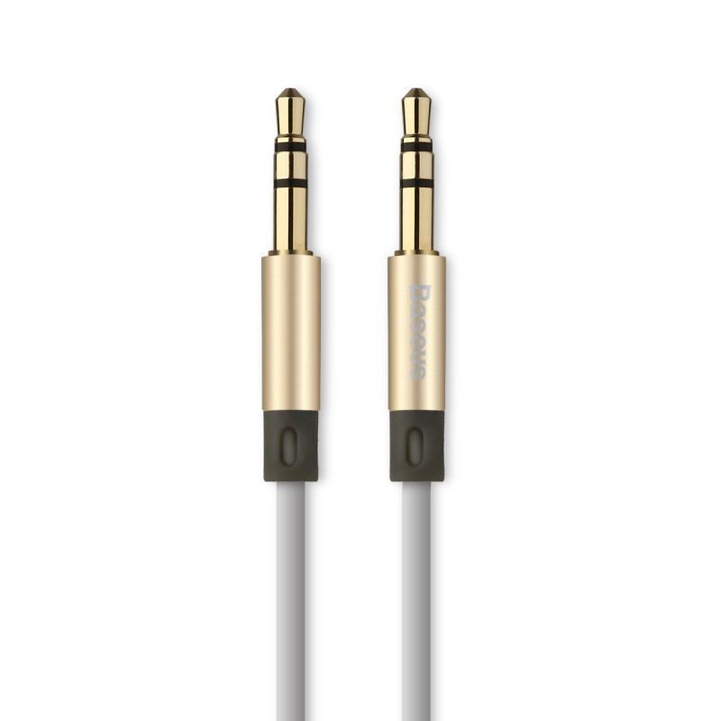 Hình ảnh Cáp âm thanh 3.5mm Baseus Fluency Series 1.2m (Vàng)