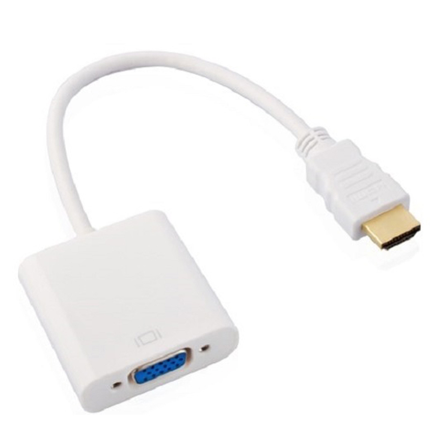 Hình ảnh Cáp chuyển đổi HDMI sang VGA HDMI To VGA Adapter (Trắng)