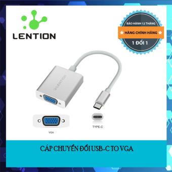 Cáp chuyển đổi USB-C to VGA chính hãng Lention  