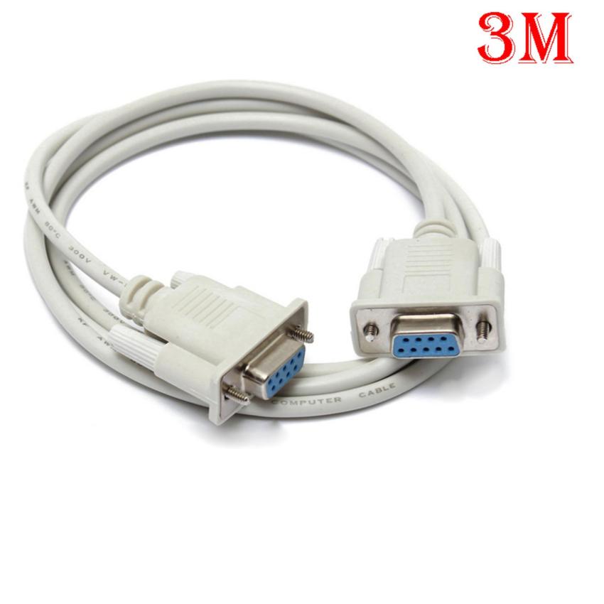 Hình ảnh Cáp DB9 | Cáp RS232 , cáp com 9 chân 2 đầu âm nối thẳng 3M