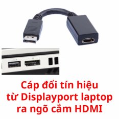 Nơi Bán Cáp đổi Diplayport ra HDMI(Đen)  