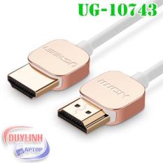 Nơi Bán Cáp HDMI 0.5M chuẩn 2.0 UGREEN 10473 (Vàng hồng)  