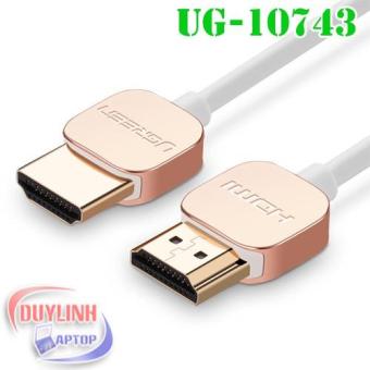 Cáp HDMI 0.5M chuẩn 2.0 UGREEN 10473 (Vàng hồng)  