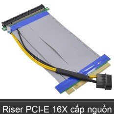 Cáp riser PCI-E 16X, nối dài khe cắm VGA card (card màn hình) có hỗ trợ nguồn ổn định hoạt động 20Cm  