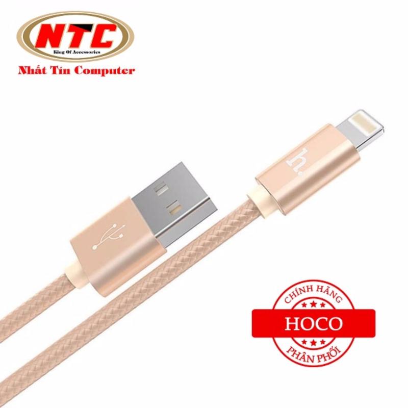 Nơi bán Cáp sạc Lightning Hoco X2 cho iPhone - dài 1m (Vàng đồng) - Hãng phân phối chính thức