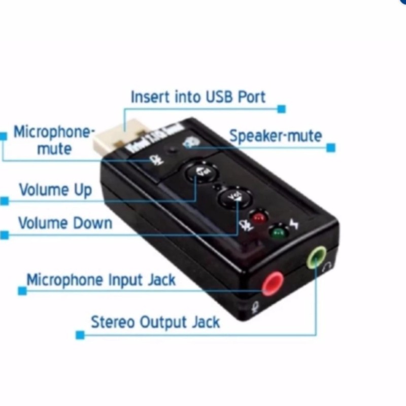 Card âm thanh 3D USB 7.1
