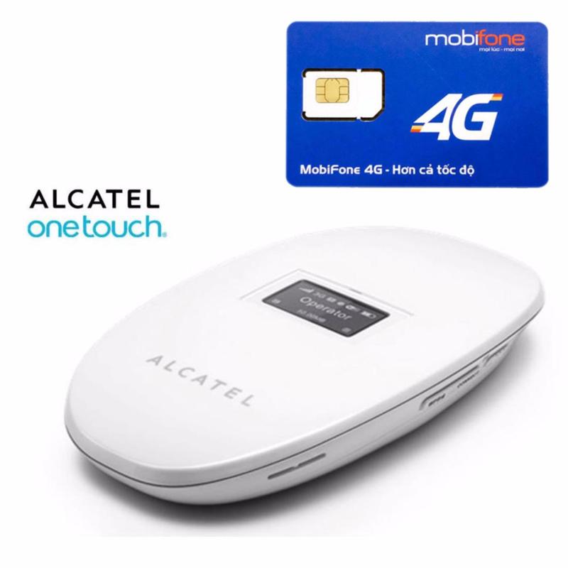 Bảng giá Combo Bộ Phát Wifi từ sim 3G/4G Alcatel Y580 tặng Sim Mobifone trọn gói 1 năm Phong Vũ