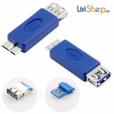 Bảng Giá Đầu chuyển OTG USB 3.0 Micro B sang USB Full size LV062   Tại livistore