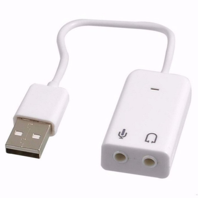 Bảng giá Đầu chuyển USB Ra ​Sound 7.1 - 2 cổng 3.5mm Audio và Mic Phong Vũ