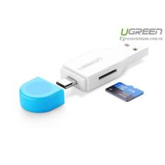 Đánh Giá Đầu đọc thẻ 2 in 1 hỗ trợ OTG và USB TF / Micro-SD card Ugreen 30358  
