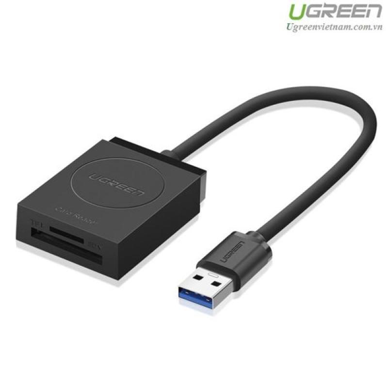 Bảng giá Đầu đọc thẻ USB 3.0 hỗ trợ SD/TF Ugreen 20250 cao cấp Phong Vũ