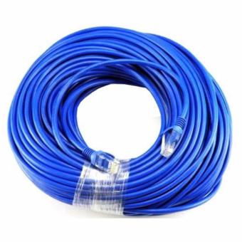 Dây cáp mạng CAT5E UTP bấm sẵn 2 đầu 125 Mét (Màu Xanh Hoặc Trắng - Mới 100%)  