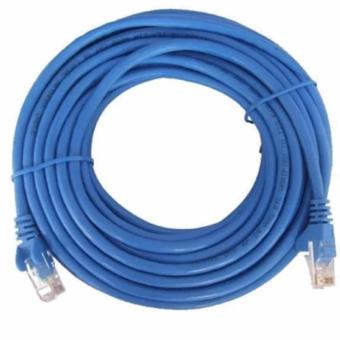 Dây cáp mạng CAT5E UTP bấm sẵn 2 đầu 40 Mét (Màu xanh - Mới 100%)  