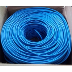 Giá Sốc Dây cáp mạng CAT6E UTP bấm sẵn 2 đầu 110 Mét (Trắng, xanh – Mới 100%)  