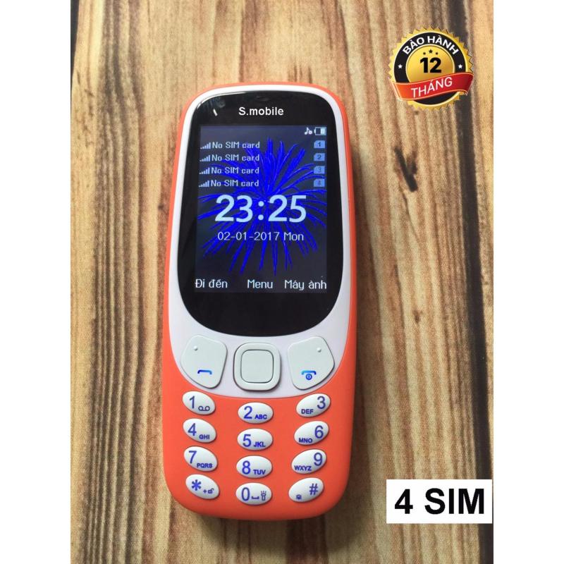 Điện thoại 4 sim LV mobile 3310 2 thẻ nhớ