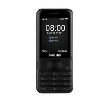 ĐTDĐ Philips E181 2 SIM kiêm pin sạc dự phòng (Đen) - Hãng phân phối chính thức  