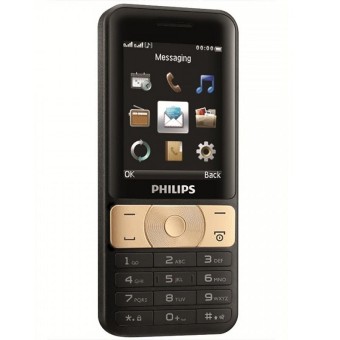 ĐTDĐ Philips E181 Pin 3100mAh kiêm sạc dự phòng (Đen Vàng) - Hãng phân phối chính thức  