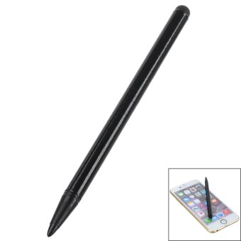 Dual-Purpose Capacitive & Resistive Touchscreen Stylus Pen - Black - intl  