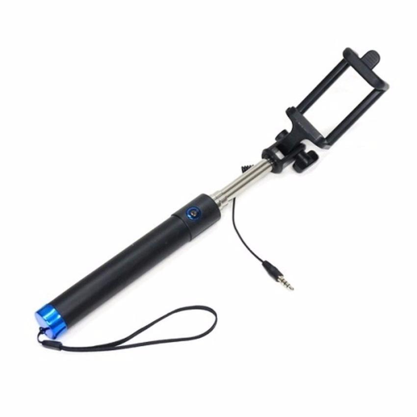 Hình ảnh Gậy chụp hình Selfie Stick tiện dụng (Đen phối xanh)