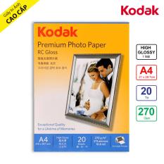 Đánh Giá Giấy In Ảnh Cao Cấp Kodak RC 1 Mặt Siêu Bóng (High Glossy) A4 (21 x 29.7cm) 270gsm 20 Tờ – Hàng Nhập Khẩu  