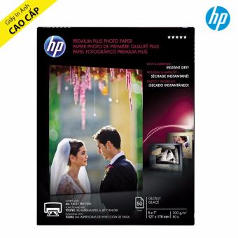 Giấy In Ảnh HP Premium Plus Glossy 13x18cm 300g 50 Tờ - Hàng Nhập Khẩu  