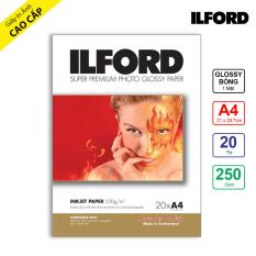 Nơi Bán Giấy In Ảnh ILFORD 1 Mặt Bóng (Glossy) A4 (21 x 29.7cm) 250gsm 20 tờ – Hàng Nhập Khẩu  