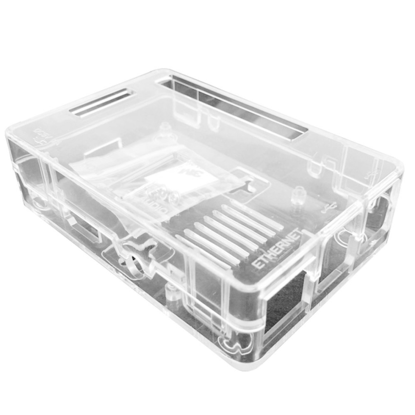 Hình ảnh Hộp bảo vệ treo tường ABS cho Rapsberry Pi 2 3 Mẫu B trong suốt -QT