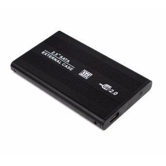 Hộp Đựng Ổ Cứng SATA USB2.0 HDD BOX 2.5 inch Hộp Kim Nhôm(Đen)  