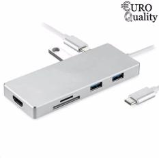 Mẫu sản phẩm Hub chia cổng usb type c dành cho Macbook 7 in 1 Cao cấp  