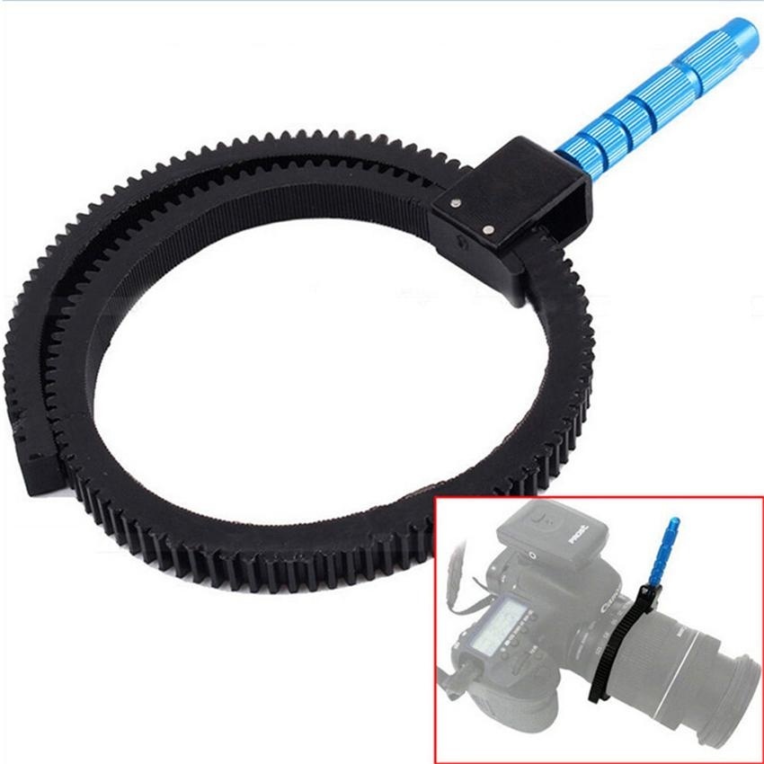 Ishowmall Flexible Adjustable Gear Ring Belt W/Hand for DSLR Camera Follow Focus Zoom Lens - intl  