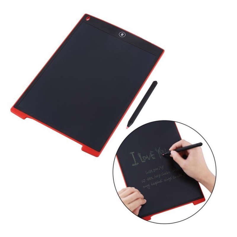 Bảng giá Justgogo Portable 12 Inch LCD Writing Tablet Digital Drawing Board for Adults Kids Red - intl Phong Vũ