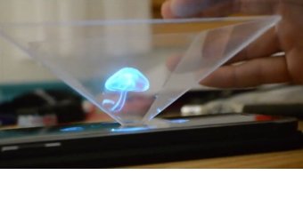 Lăng kính Hologram xem video 4D cho các dòng điện thoại (không có giá đỡ)  
