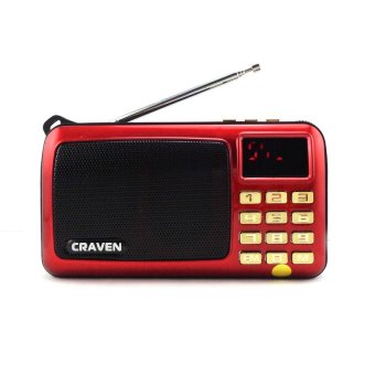 Loa nghe nhạc đa năng FM Craven CR-82 (Đỏ)  