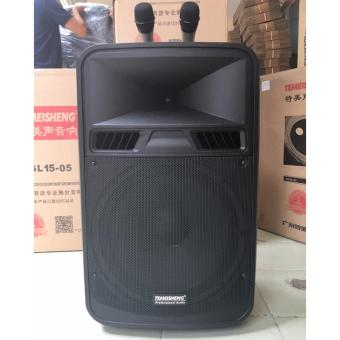 Loa vali kéo di động Bluetooth Karaoke TEMEISHENG SL15-05 + KÈM 02 Micro không dây kim loại