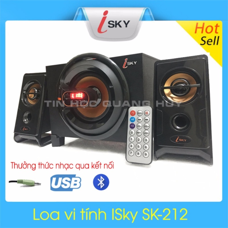 Bảng giá Loa vi tính iSky SK-212 kết nối bằng jack 2.1, Bluetooth và USB Phong Vũ