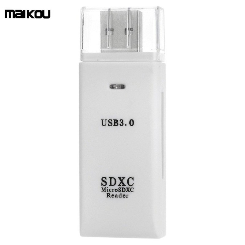 Bảng giá Maikou USB 3.0 Memory Card Reader With 2 Slots 5Gbps Super Speed Card Reader - intl Phong Vũ