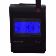 Giá Máy chấm công thẻ giấy kết hợp sử dụng vân tay Metron NU81 (màu đen)  