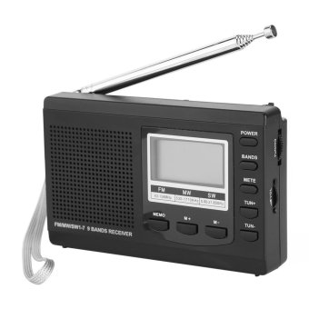 Máy Radio FM / MW / SW Mini Xách Tay Với đồng Hồ Kỹ Thuật Số (xám) - Quốc Tế May 2018 - 2 Máy Radio FM / MW / SW Mini xách tay với đồng hồ kỹ thuật số (xám) - Quốc tế - 2