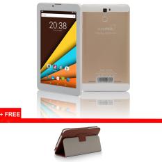 Máy tính bảng cutePAD M7089 1GB/8GB wifi/3G 7″ Vàng gold+ Bao da nâu – Hãng phân phối chính thức