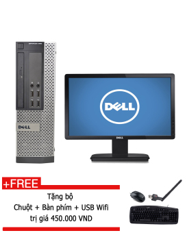 Máy tính để bàn Dell Optiplex 990 Intel Core i3-2130 RAM 4GB SSD 128GB 18.5inch (Tặng bộ bàn phím +...