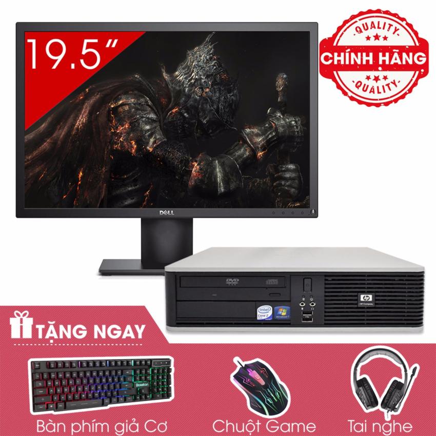 Hình ảnh Máy tính để bàn HP DC 5800 SFF + Màn hình Dell 19.5inch (Core 2 Duo E7500, Ram 2GB, HDD 160GB) + Quà Tặng - Hàng Nhập Khẩu