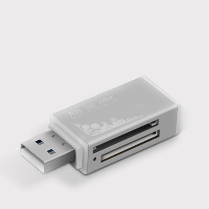 Bảng giá Moonar New USB 2.0 All in 1 Multi Memory Card Reader for Micro SD SDHC TF M2 MMC MS PRO ( Silver ) - intl Phong Vũ