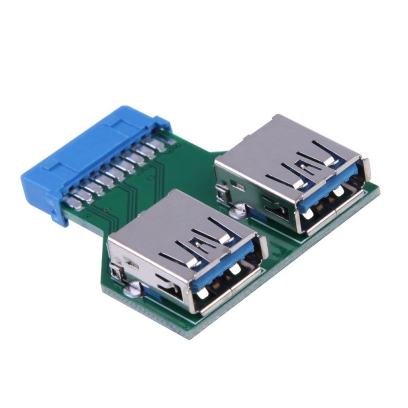 Bảng giá Motherboard 19 PIN Header Connector to 2 USB3.0 Port Adapter USB 3.0 Hub - intl Phong Vũ