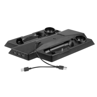 Multifunctional Charging Station Stand Dock for PS4 Pro/Slim Controller - intl  