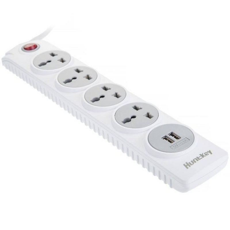 Bảng giá Mua Ổ cắm điện đa năng chống sét Huntkey SZN507 (Trắng)