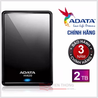 Ổ cứng di động 3.0 2TB ADATA HV620 (Đen) - Hãng phân phối chính thức  