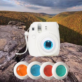 Ống kính Magic 4 màu lọc ánh sáng cho Camera Fujifilm Instax Mini 8 7s- Quốc tế  